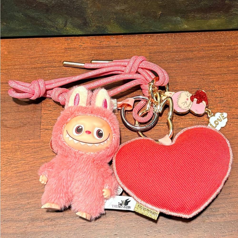 Labubu + Heart Chain